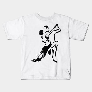 Ballroom Dancers Kids T-Shirt